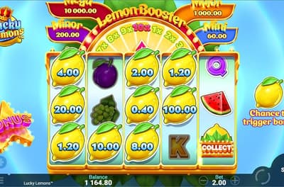 Lemon Casino bettingside med odds på Premier League